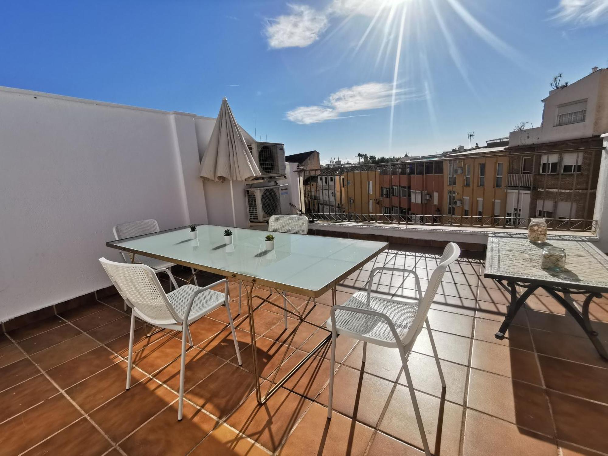 Atico Con Vistas Centro Historico / Terraza 40 M * Málaga