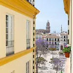 Apartamento Con Vistas A La Plaza De La Merced Junto A La Casa De Picasso