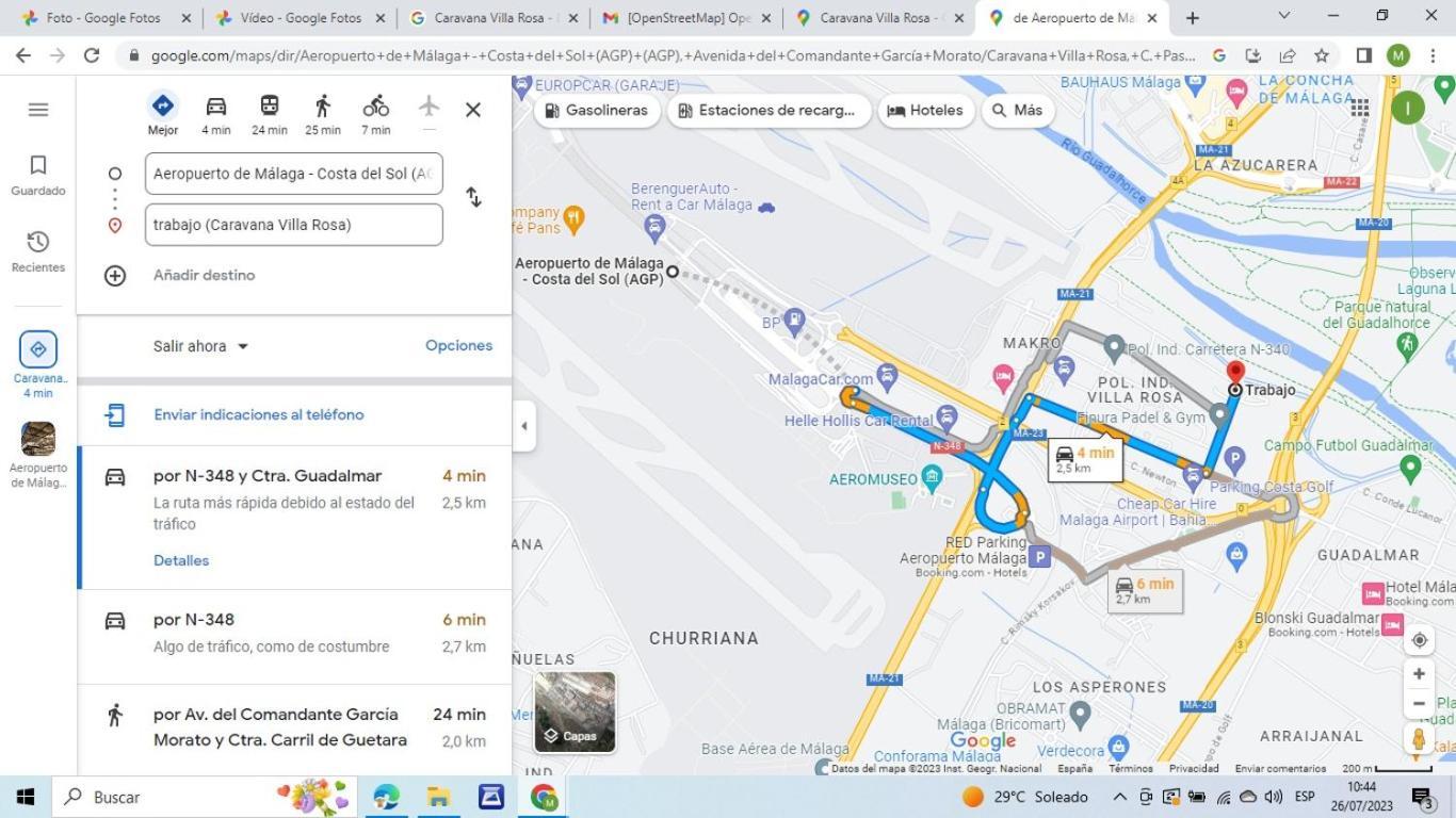 Caravana Rosa Campingplatz Málaga