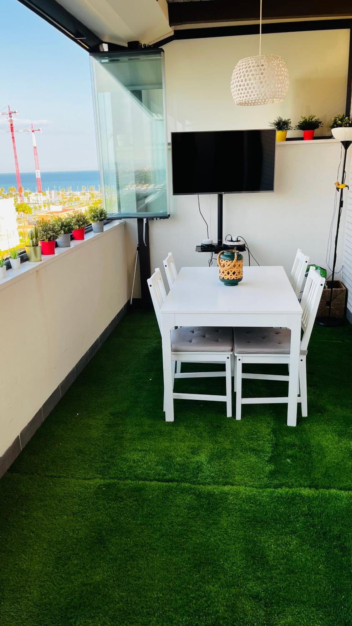 Atico Con Piscina Y Vistas Al Mar Habitat Litoral Málaga