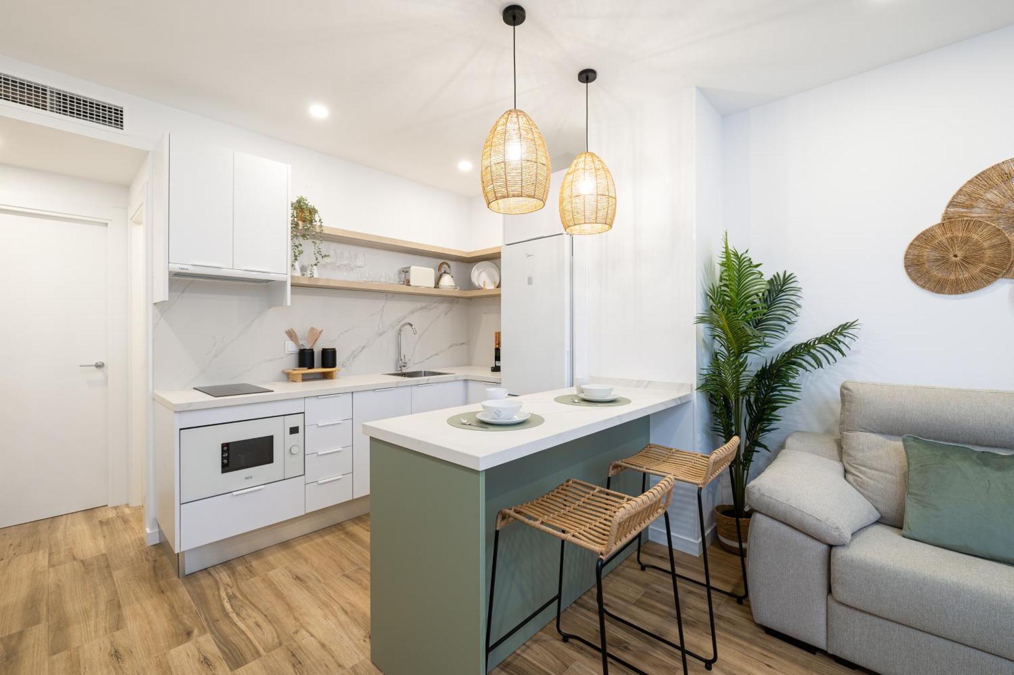 Bright Renovated -terrace -1bedroom 1bath Appartement