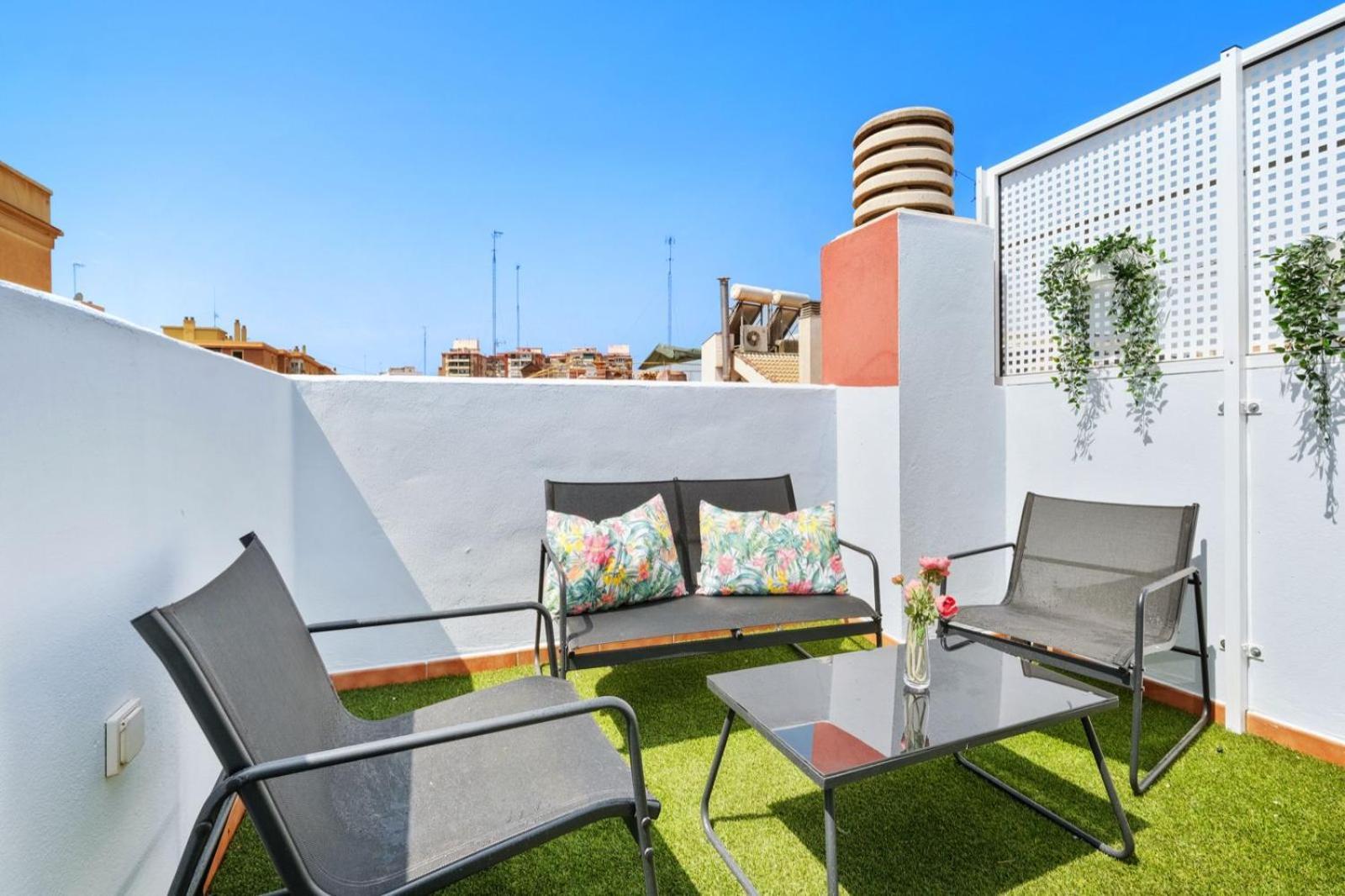 Appartement Terraza Privada 2d Centro Málaga