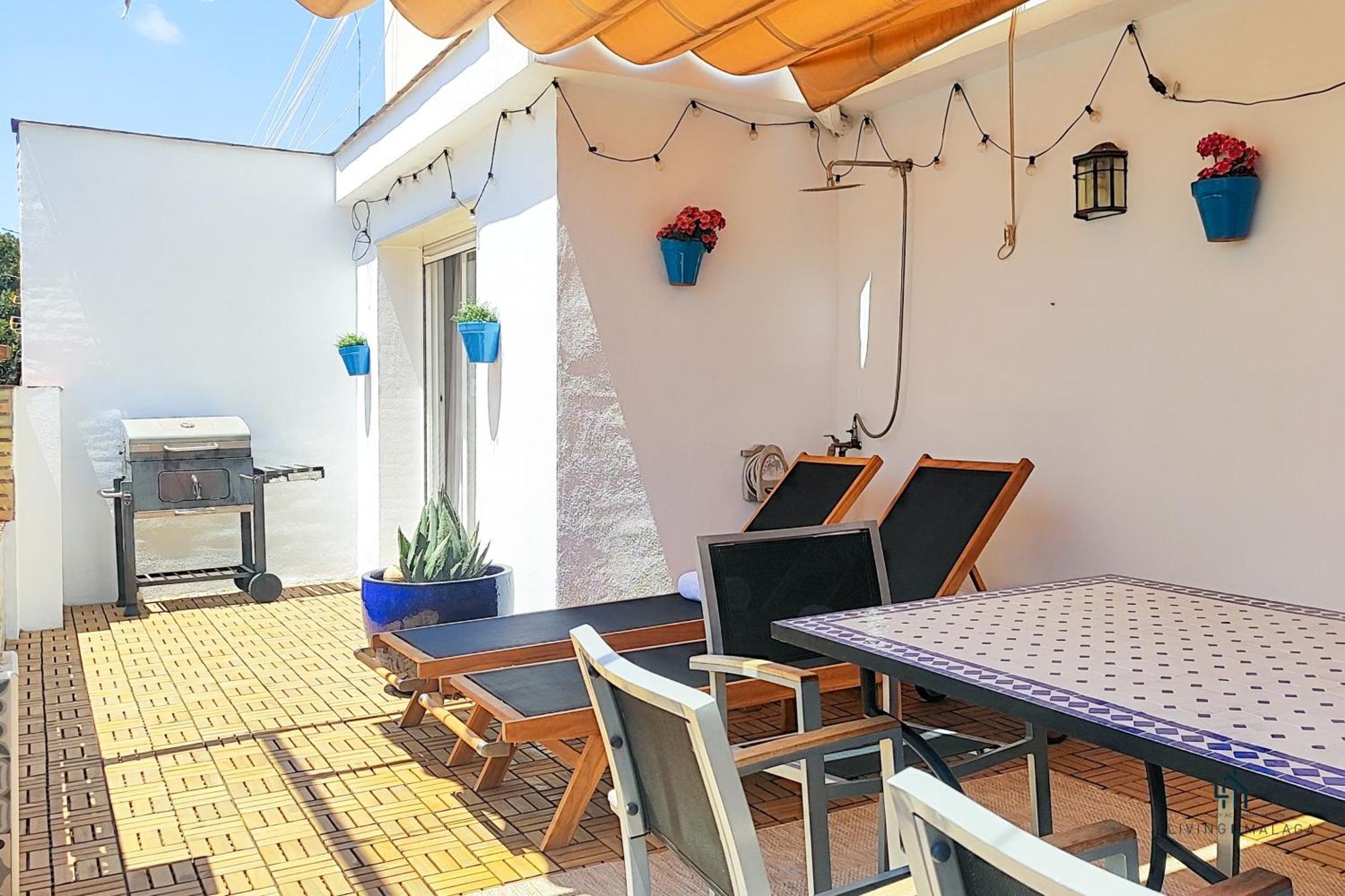 Living4malaga Sun&terrace Penthouse Lägenhet *