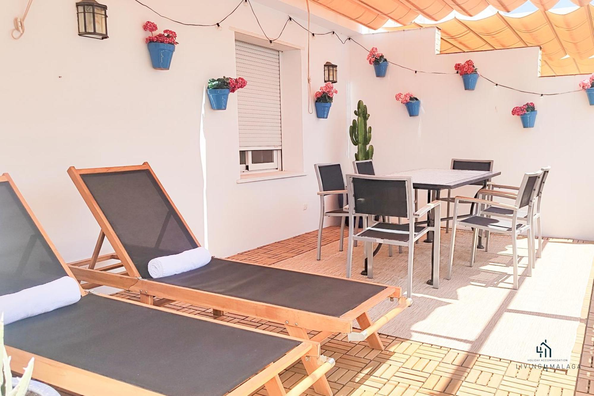 Lägenhet Living4malaga Sun&terrace Penthouse *