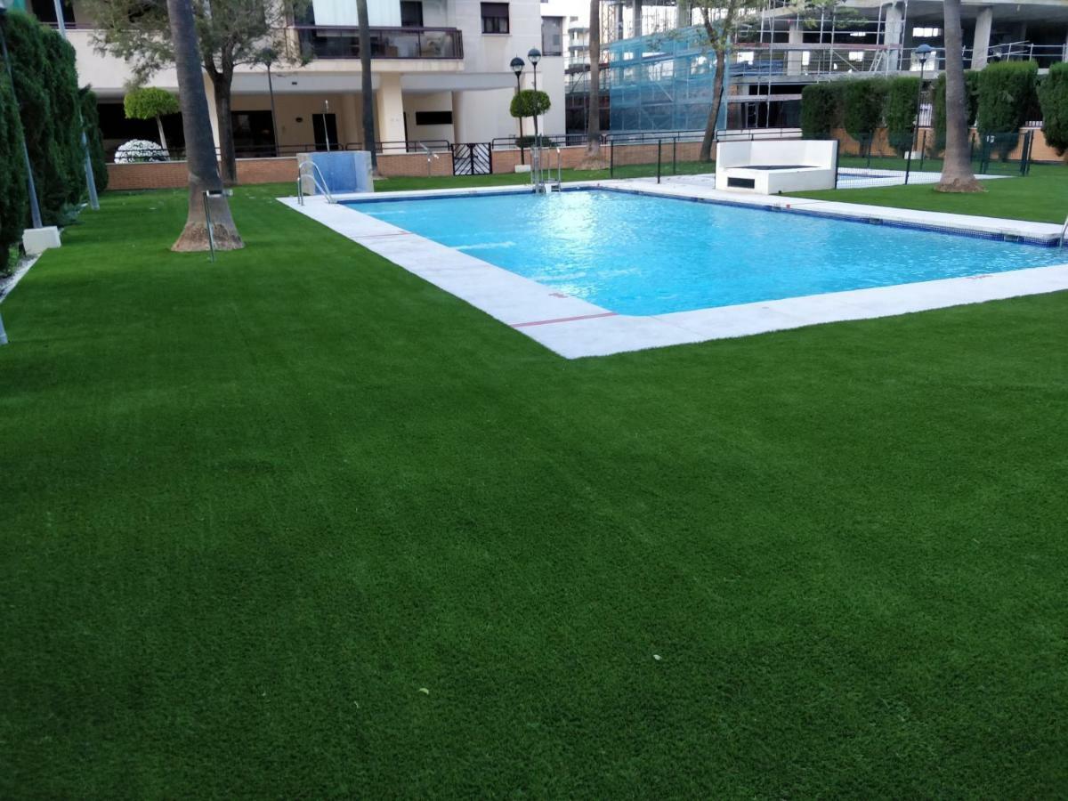 Apartamento Con Piscina En Parque Litoral Apartamento Málaga
