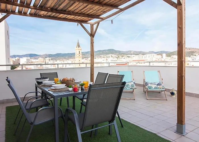 Malaga Center Flat Terrace&Parking