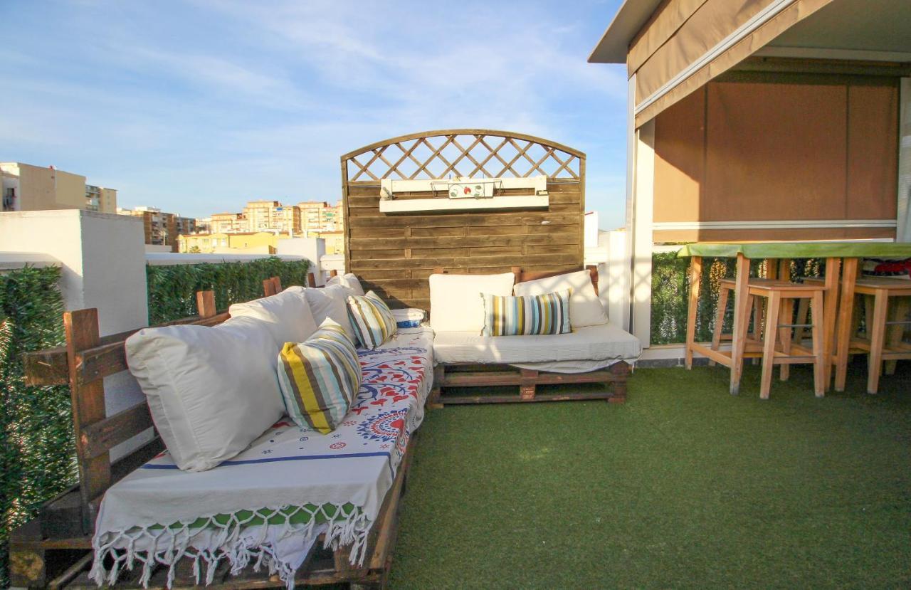 Cz-casa Azul Terraza Playa Málaga