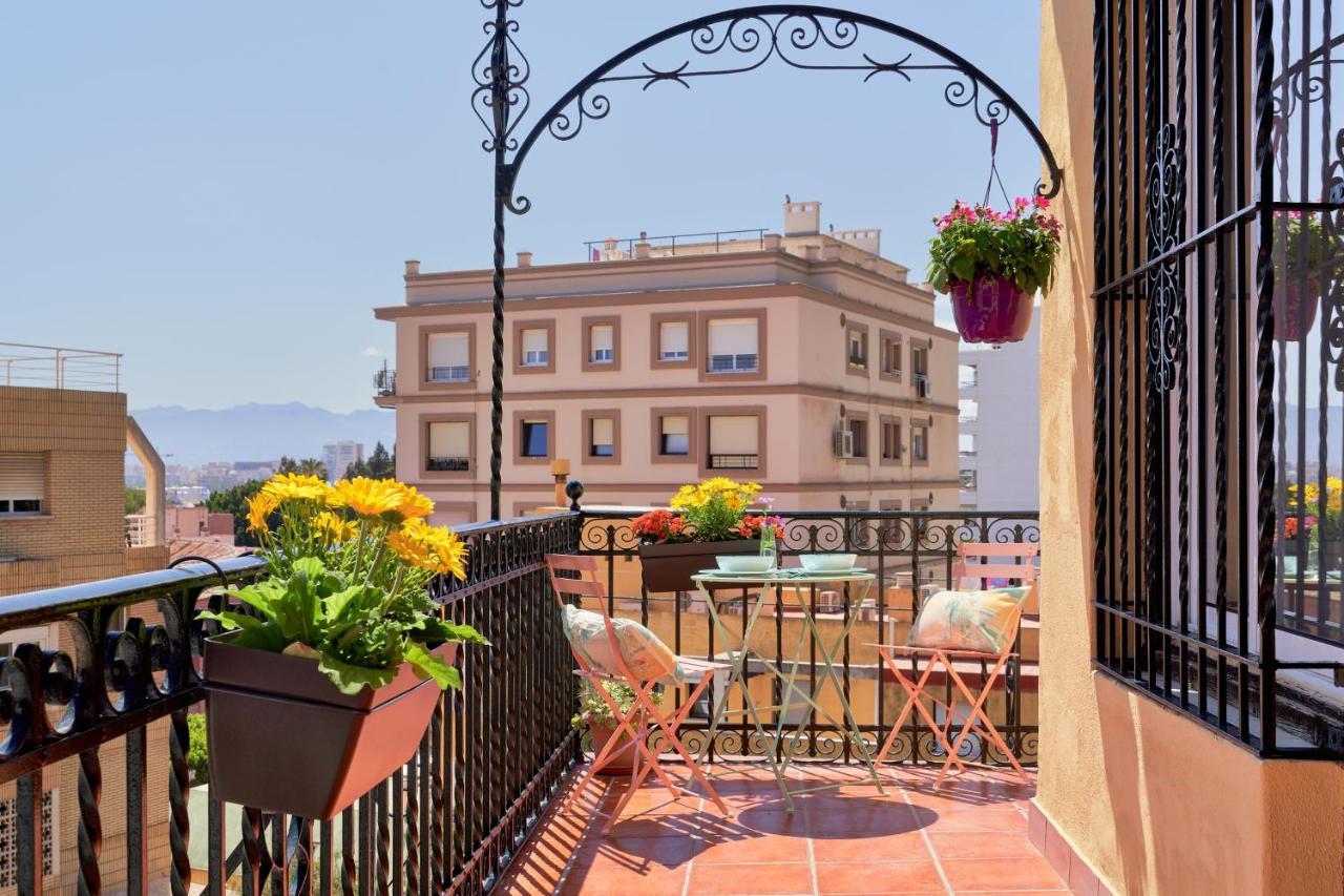 Rosita En Playa De La Malagueta Con Terraza Appartement
