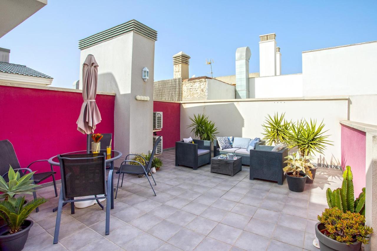 Apartamento -malagasunapts-romantic Private Terrace&shared Pool