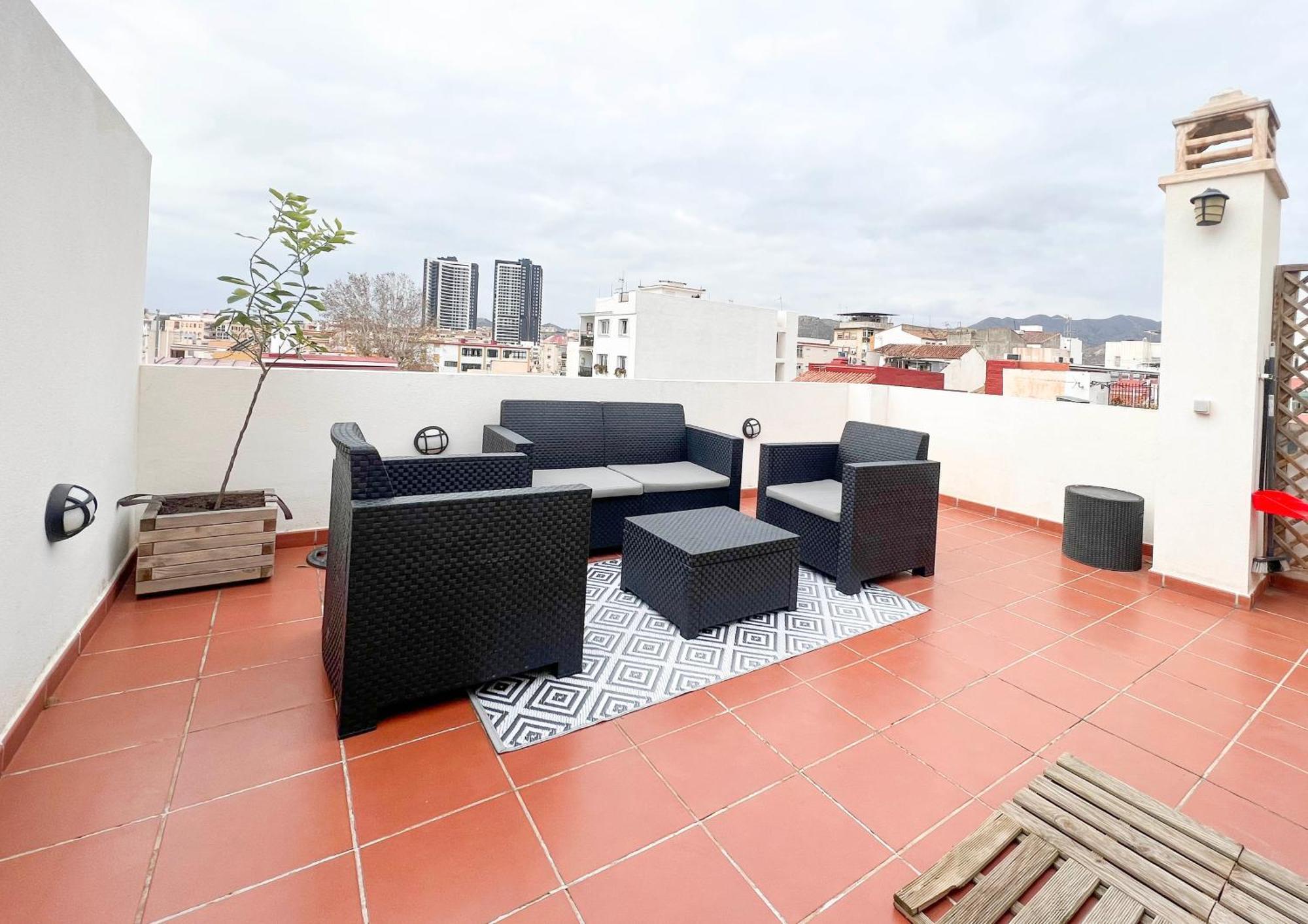 Lägenhet Barcelo 30, Terrace, Center, Garage On Request, Quite Neighborhood, Ba Málaga