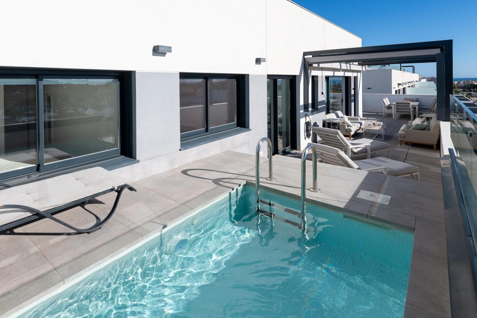 Amazing 3 Bedroom Penthouse With Private Pool In Cala Serena - La Cala Apartamento