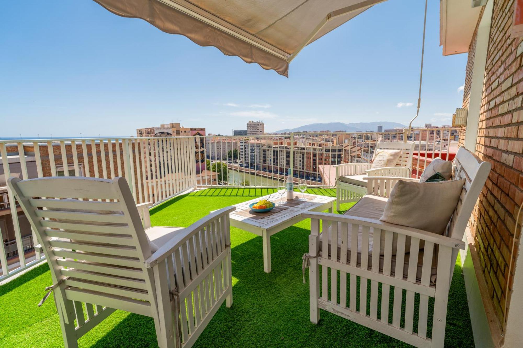 Appartement Sea Views Penthouse Center Málaga