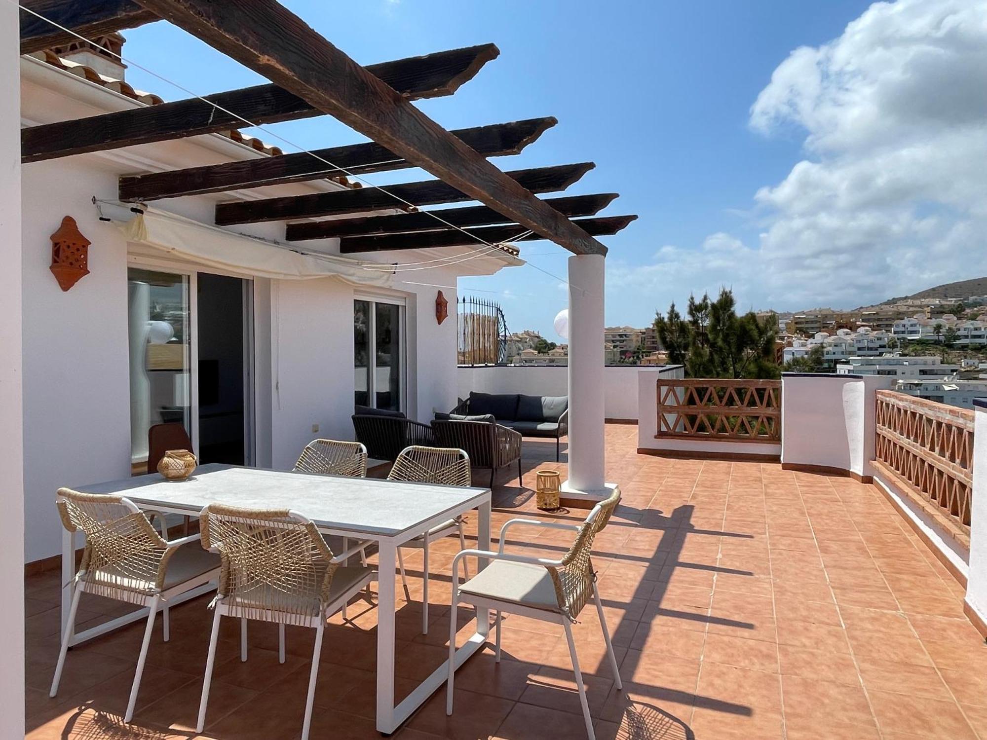 Leilighet Penthouse With Exceptionel View, Miraflores Málaga