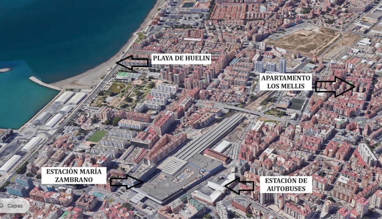 Mellis - Maria Zambrano Train Station & Bus Apartment Málaga