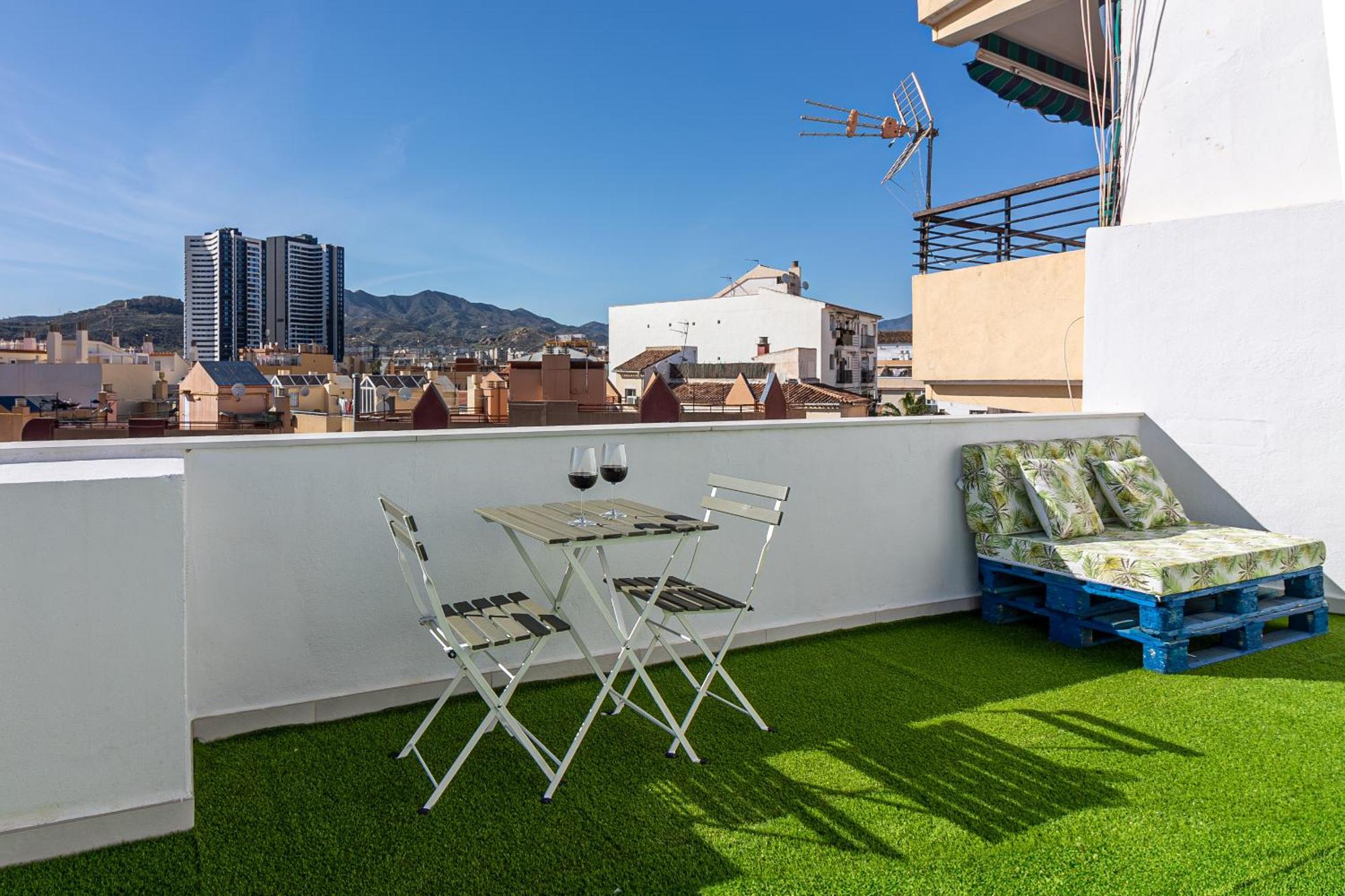 Center Flat Apart & Terrace By Koral Malaga