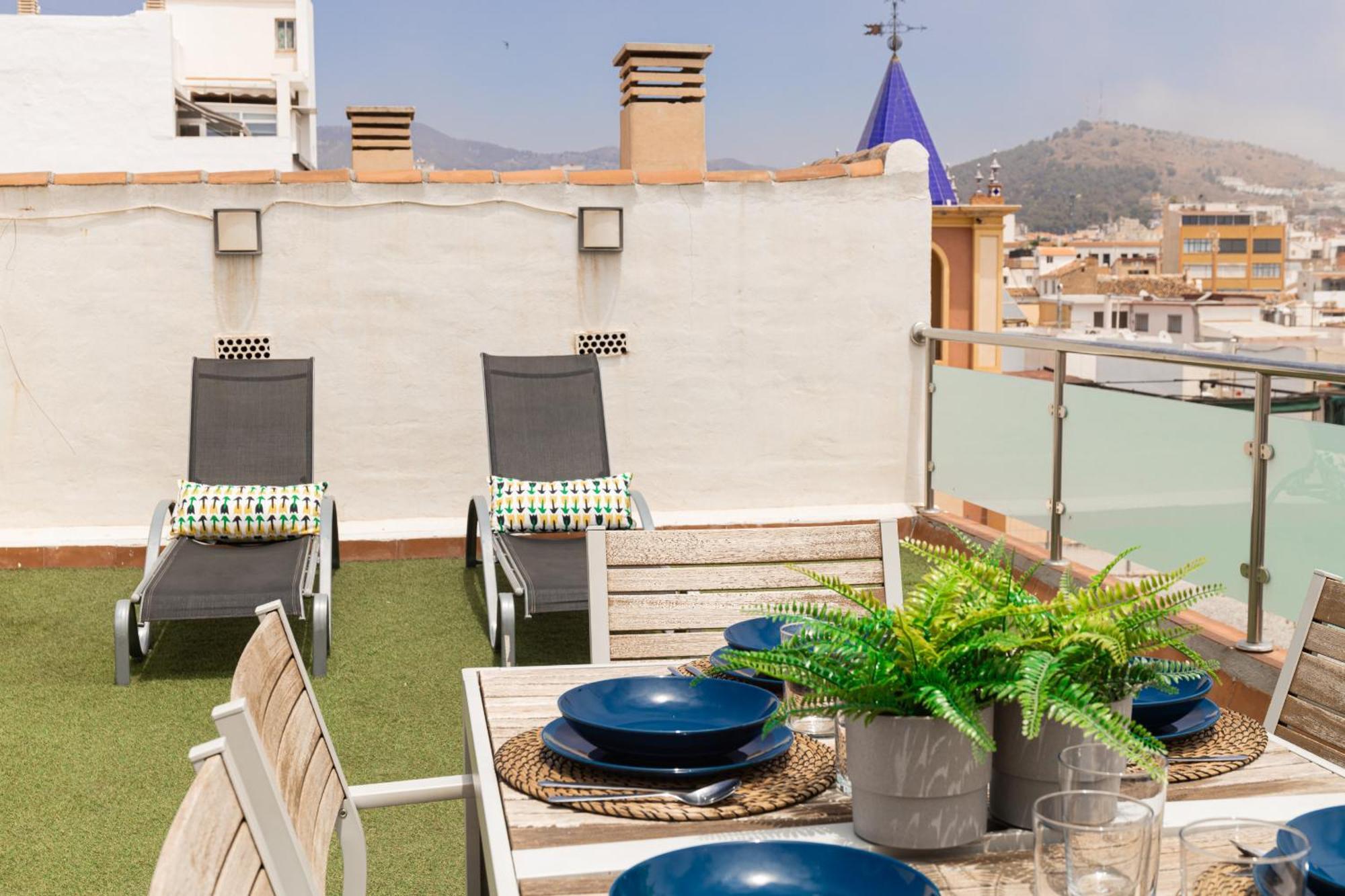 C103 - Sunny Terrace, Old Town Views Apartamento Málaga