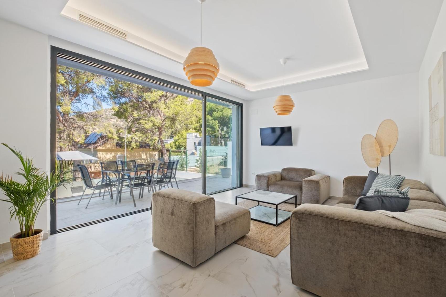 Villa Pinares De San Anton, Malaga, With Sea, City And Mountain Views Málaga