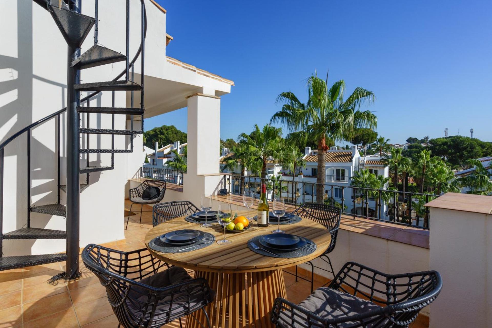 Apartment Two Bedroom, Two Bathroom, Balcony, Pool Area, View Malaga