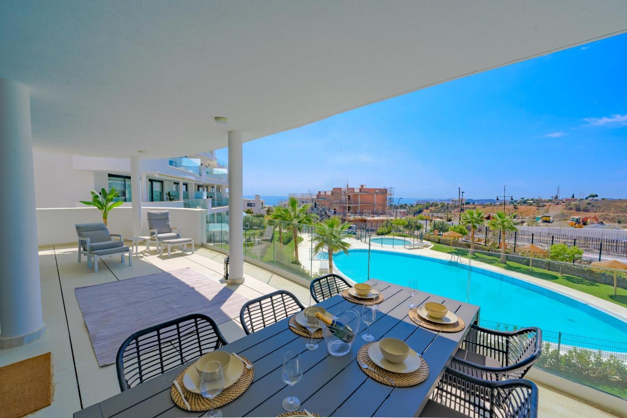 Amazing 3 Bedroom With Seaviews In Higueron Apartamento *