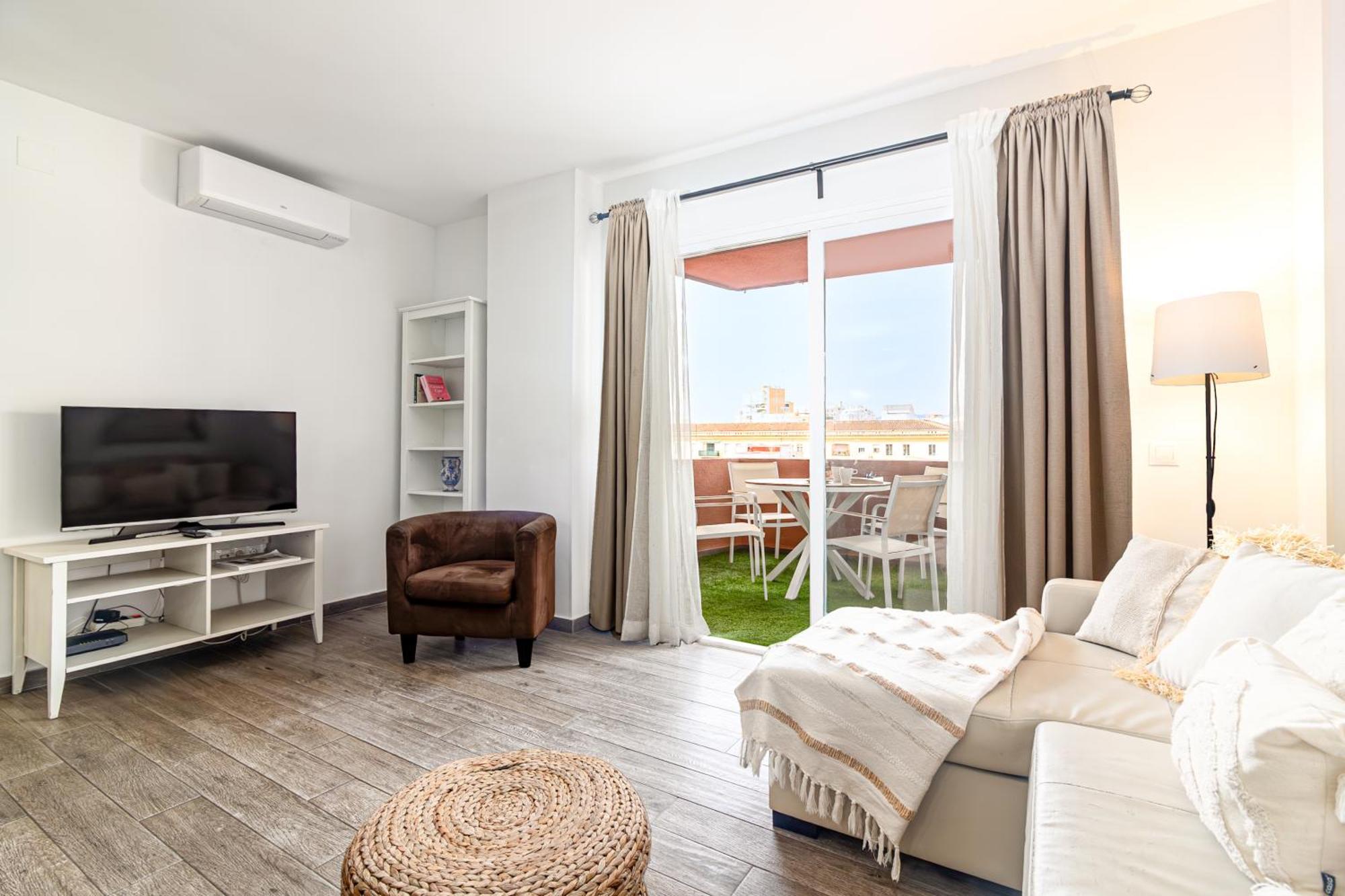 Center Flat & Terrace Apartamento Málaga