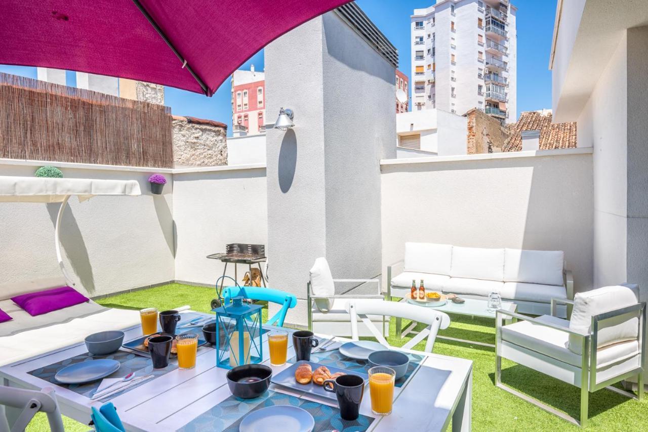 Atico Con Terraza Ac 1Hab En El Centro Y Piscina Comunitaria Apartamento Málaga