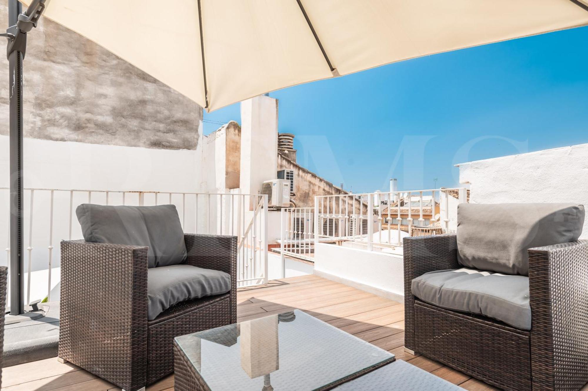 Penthouse & Private Rooftop In The Heart Of By Rems Málaga