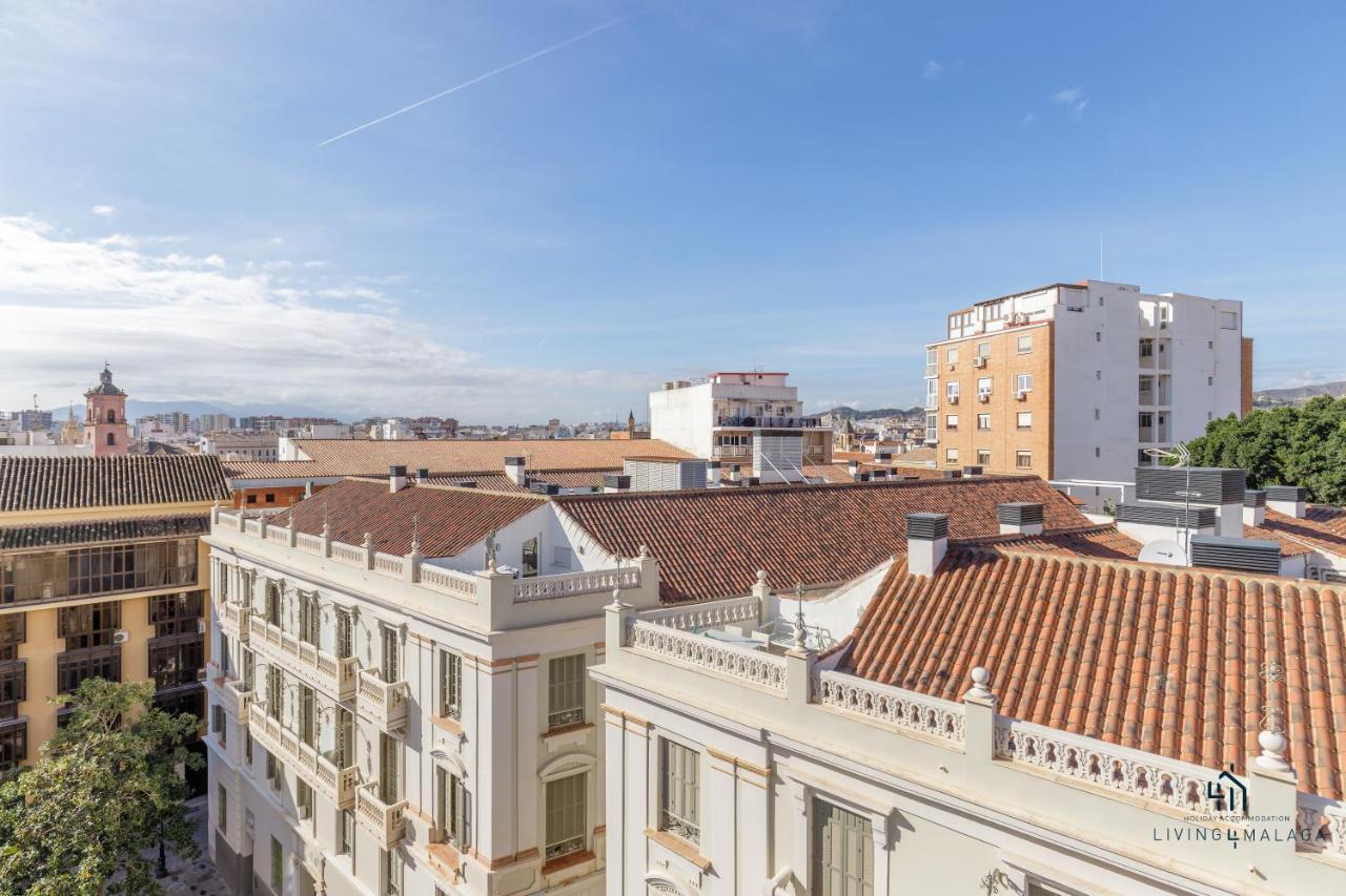 Lägenhet Living4malaga Theatre Square Terrace