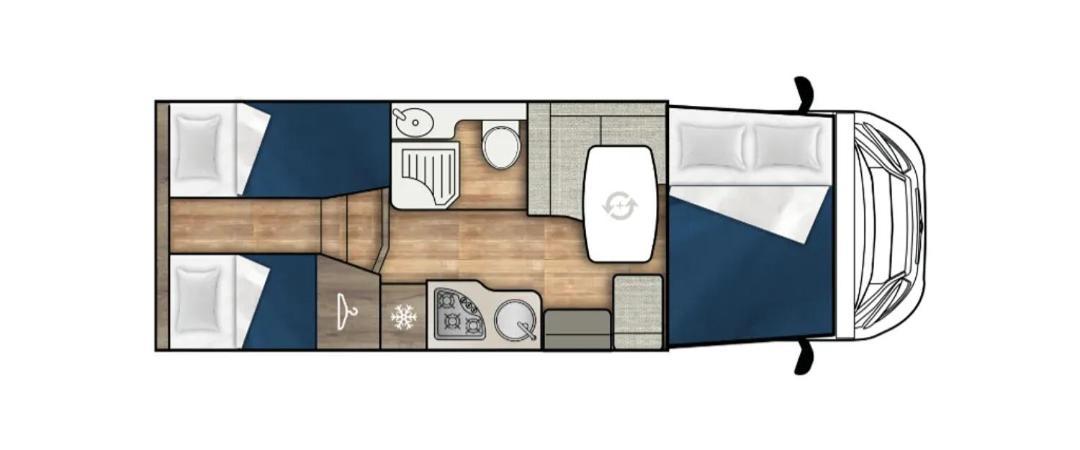 Hotel en barco Campiri Base - Motorhome & Rvs Company *