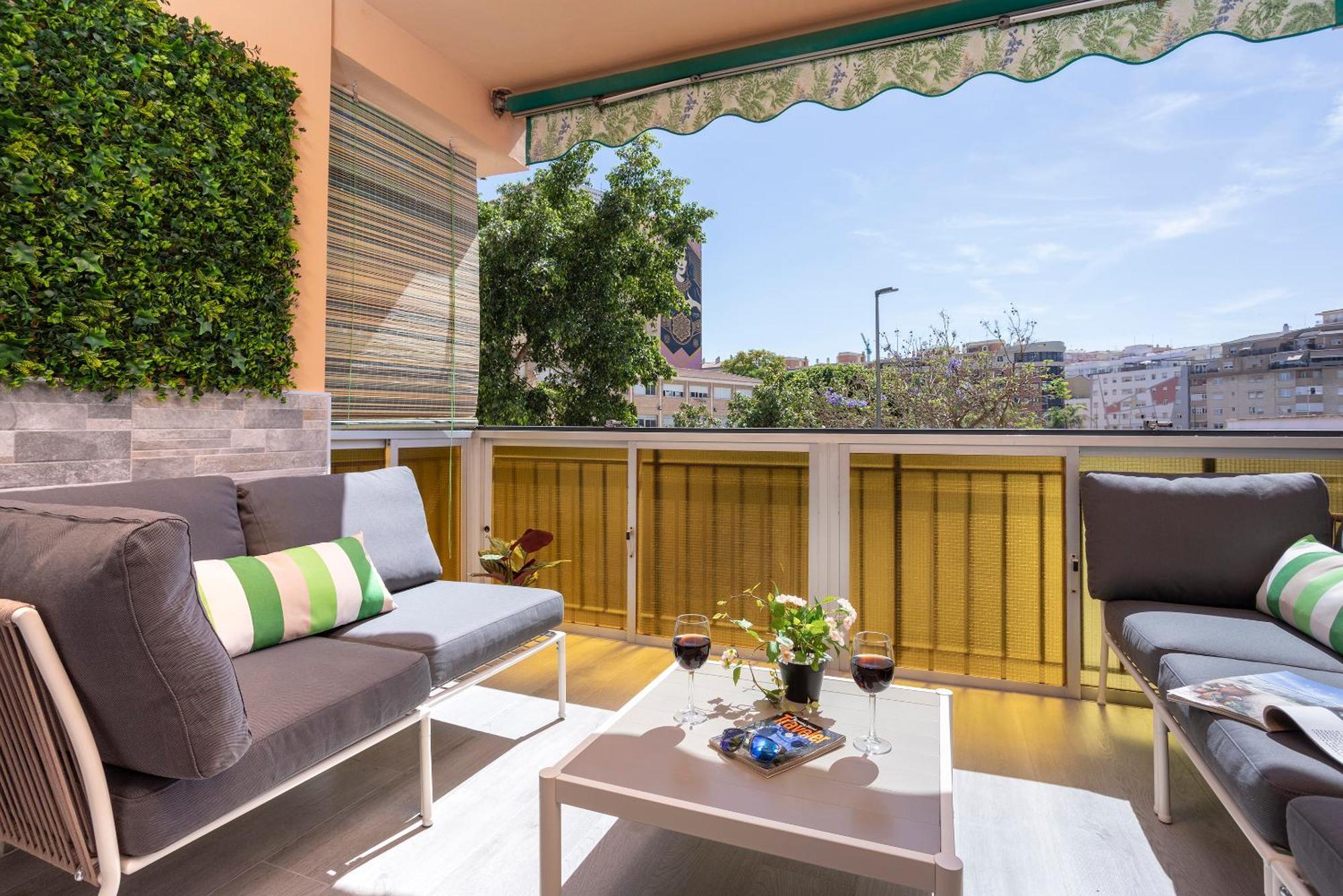 Lägenhet Soho & Terraza & Playa Málaga
