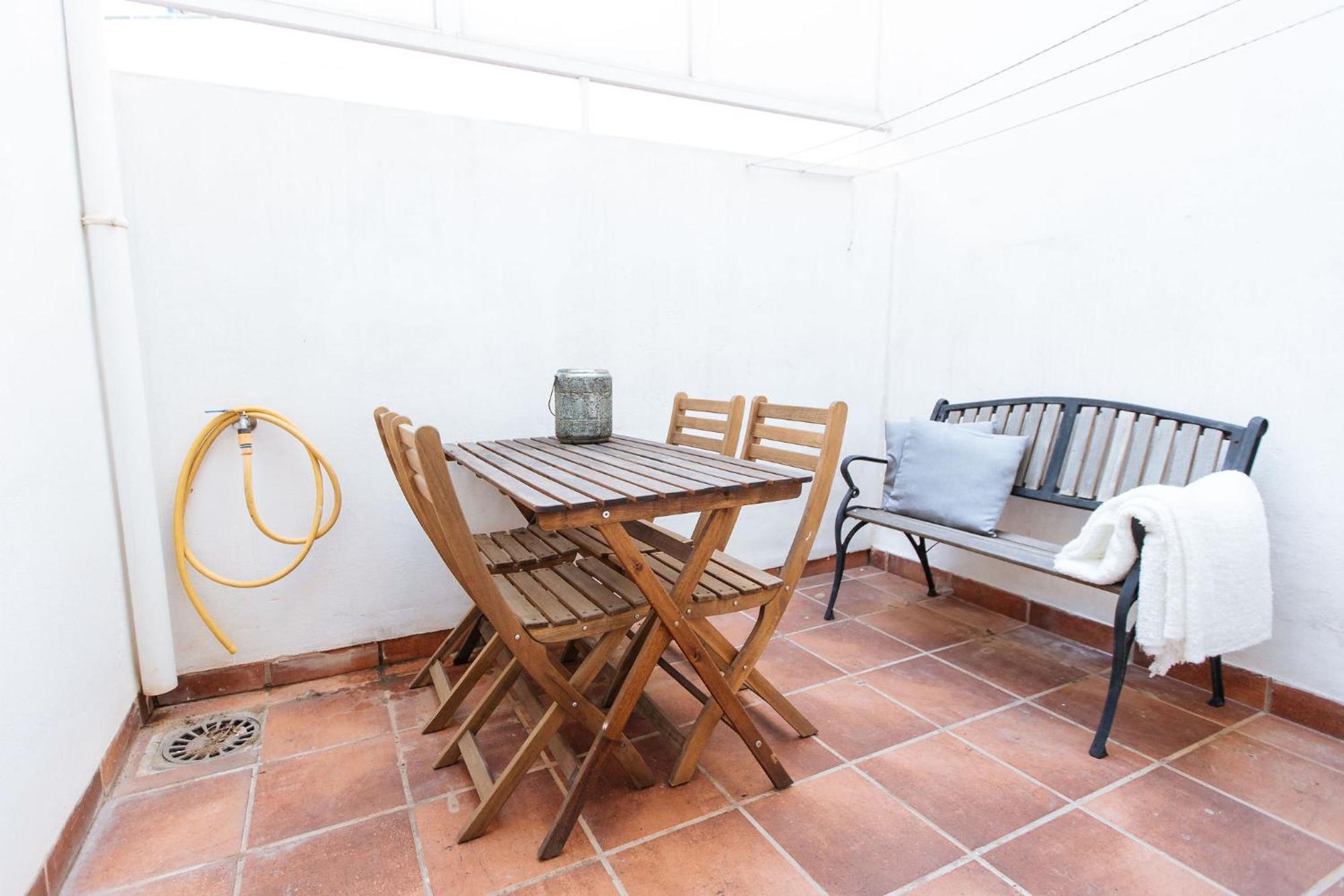 Casa Met Prive Patio Lägenhet *