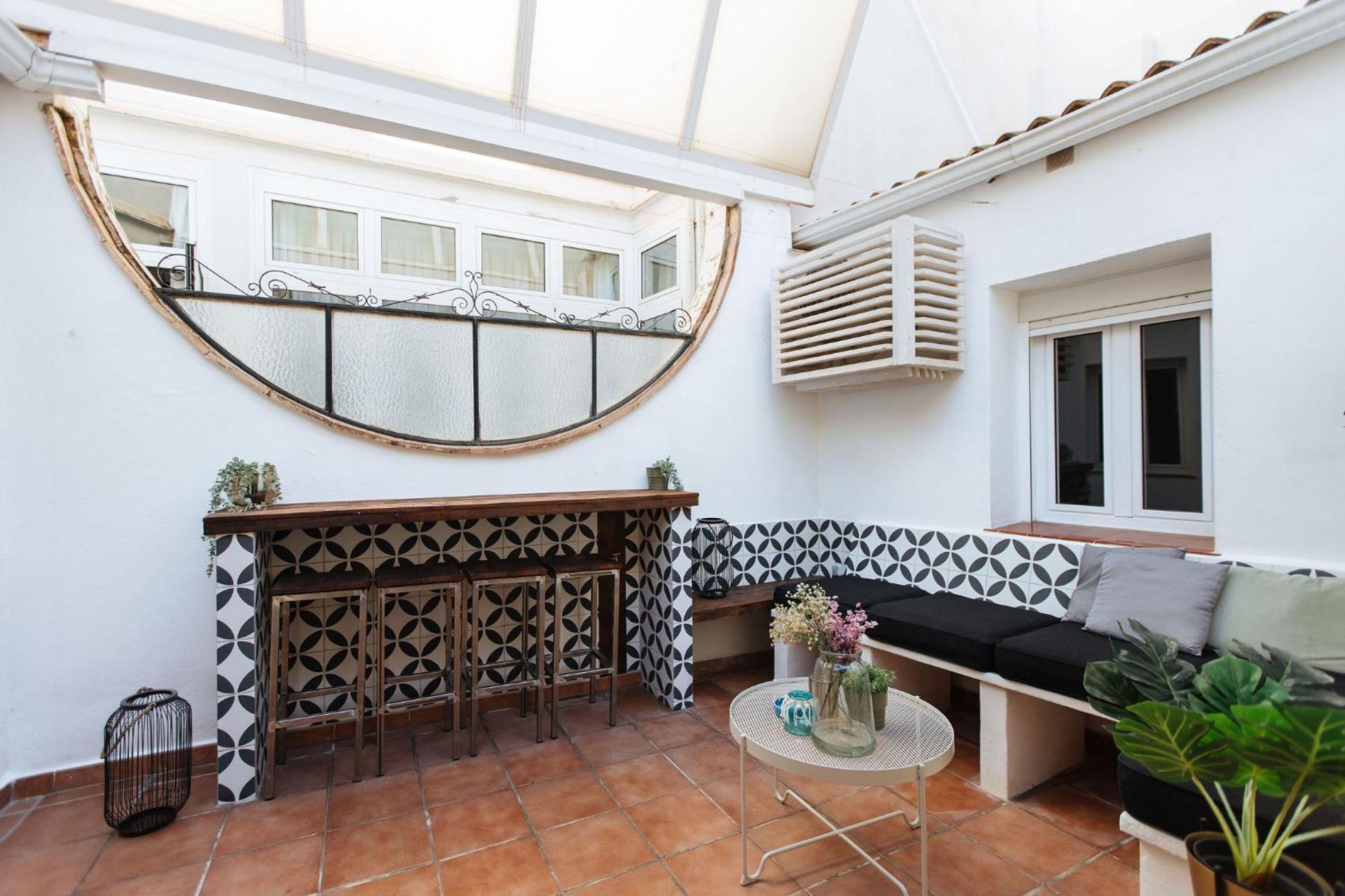 Lägenhet Casa Met Prive Patio Málaga