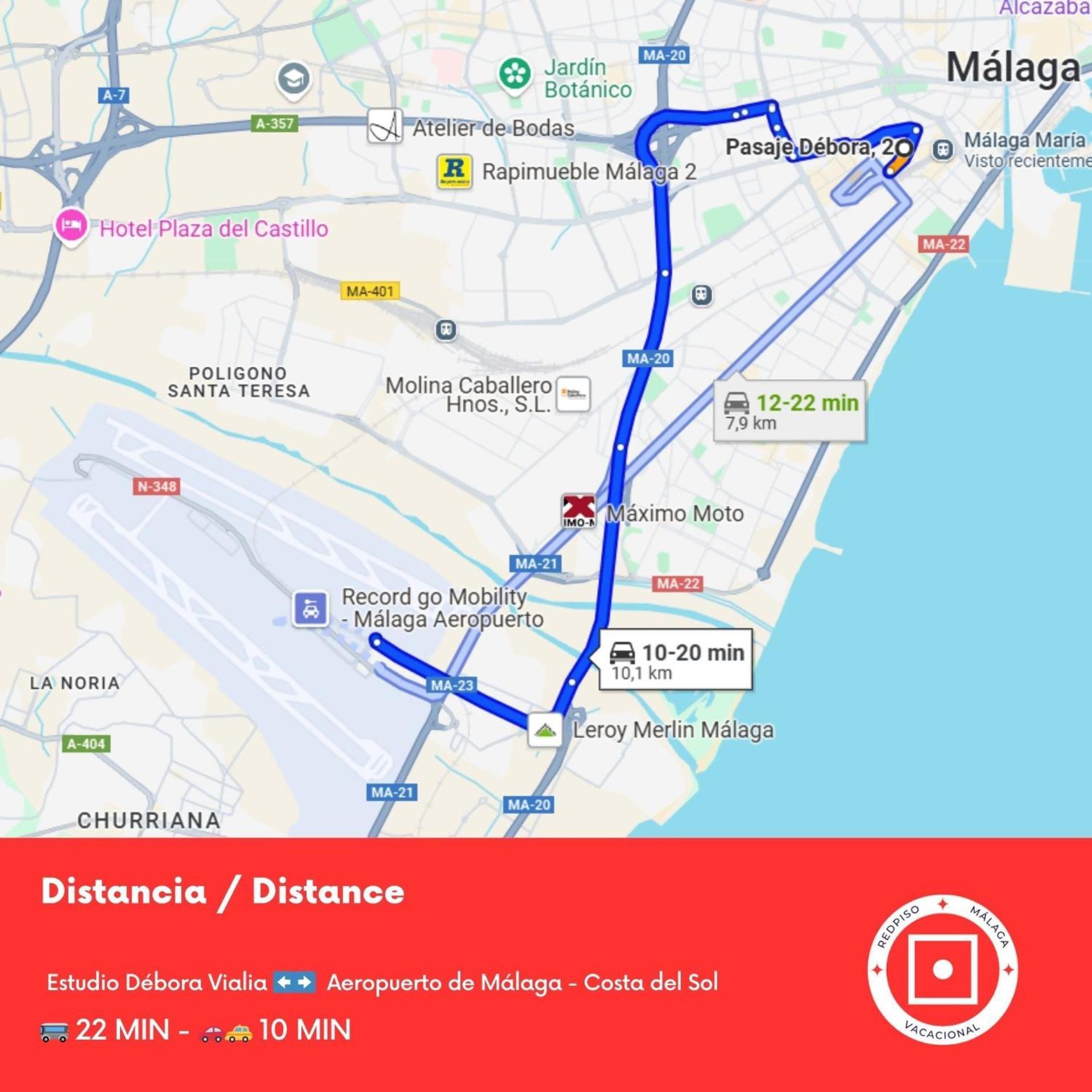 Apartment Estudio Debora Vialia A Pasos De La Estacion Málaga