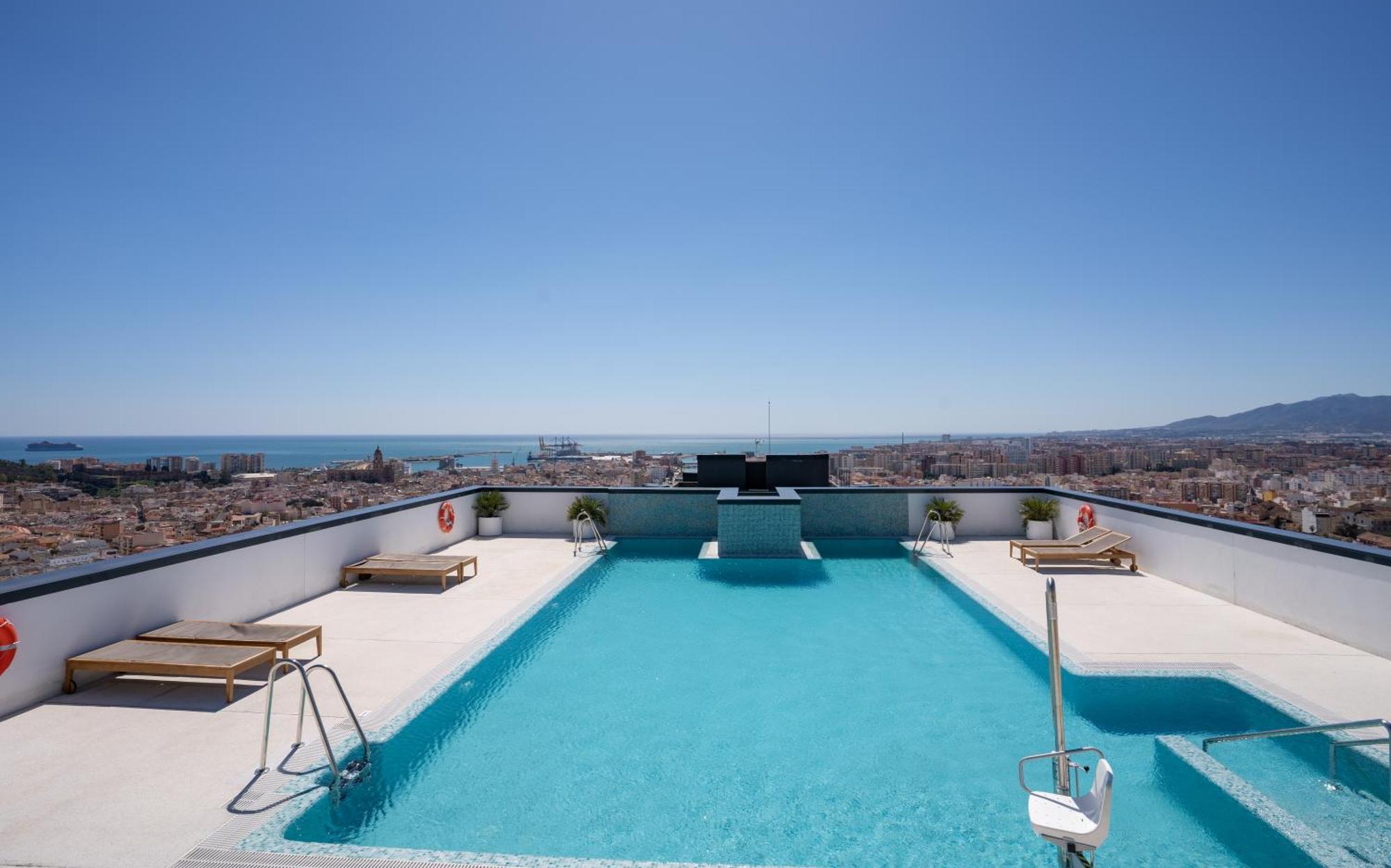 Sky View Design And Relax View With Free Parking Apartamento Málaga