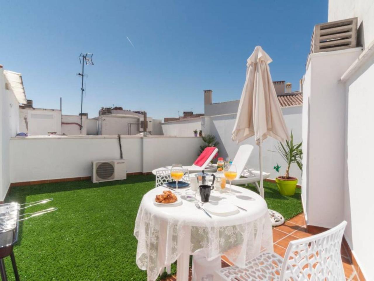 Apartment Atico Centro Historico A/c Bbq Wifi Malaga
